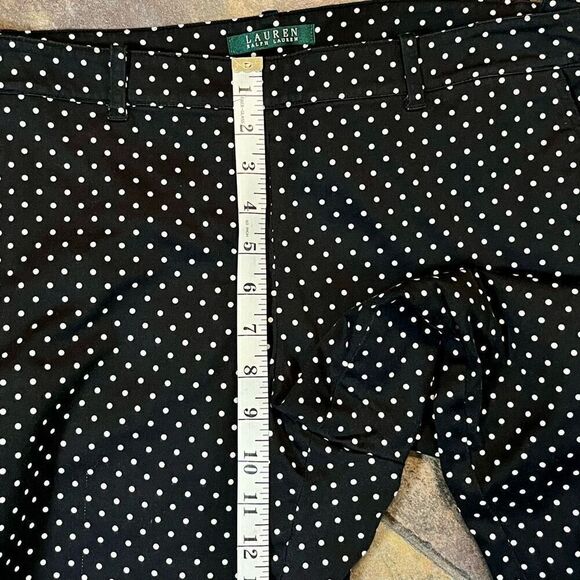 Lauren Ralph Lauren Polka Dot Pants Side Zip 10 - Picture 5 of 12